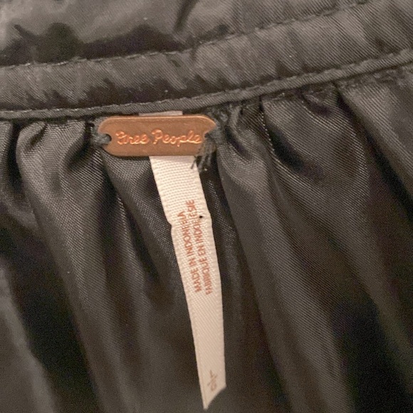 ❌SOLD❌ NWT [Free People] Midnight Black Full-Zip Bomber Jacket Women’s Sz Large - Picture 8 of 13